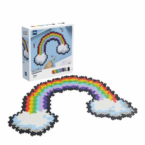 Se Plus-Plus Puzzle By Number Rainbow & Unicorn Byggesæt | Blå | 6-10 ved Babyshop