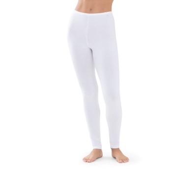 Se Mey Superfine Organic Leggings Hvid bomuld 38 Dame ved Timarco