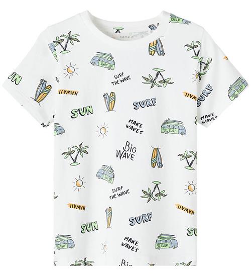 Se Name It Name It T-shirt - NmmPfasak - Bright White ved KidsWorld