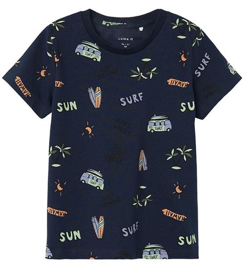 Se Name It Name It T-shirt - NmmPfasak - Dark Sapphire ved KidsWorld