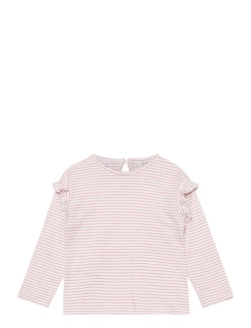 Se Mango Striped Long Sleeves T-Shirt Mango Pink ved Booztlet