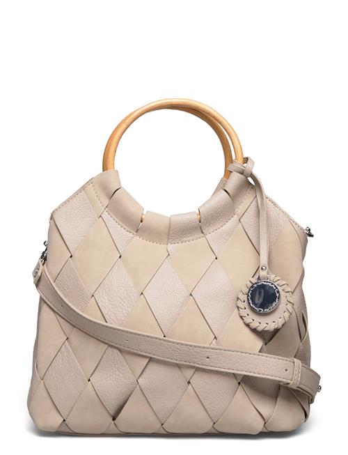 Ulrika Bag, Wooden Handle Ulrika Beige