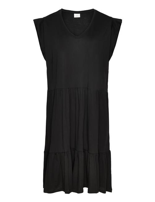 ONLY Carmakoma Carmay Life Cap Sl Frill Dress Jrs Noos ONLY Carmakoma Black