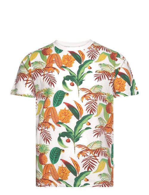 Aop Oasis Tee S/S Lindbergh White