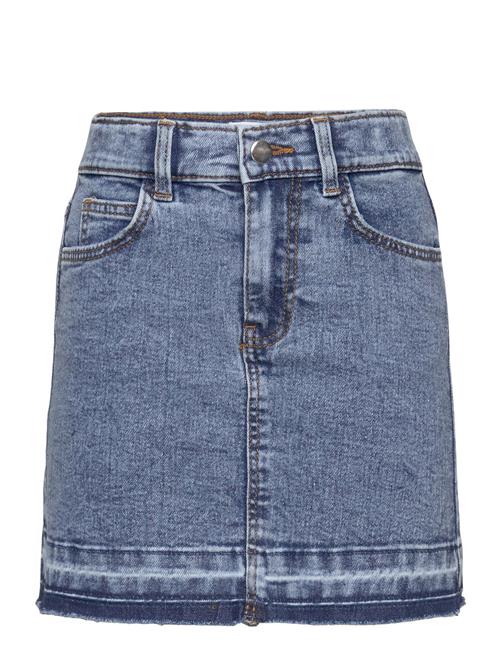 Vero Moda Girl Vmhailey Short Fold Down Dnm Skirt Girl Vero Moda Girl Blue