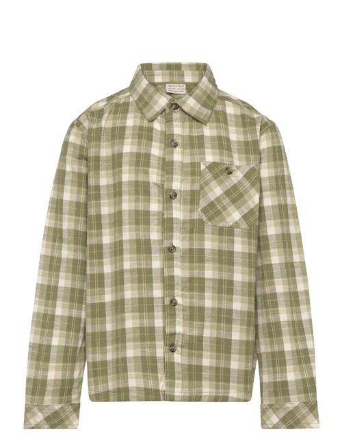 Minymo Shirt Ls Check Minymo Green