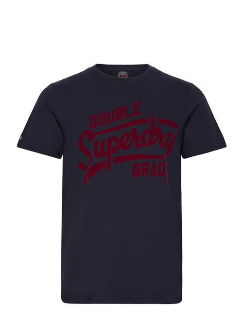 Athletic Script Graphic Tee Superdry Navy