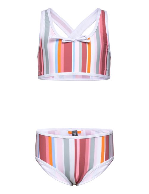 Color Kids Bikini W. Bow + Aop Color Kids Patterned