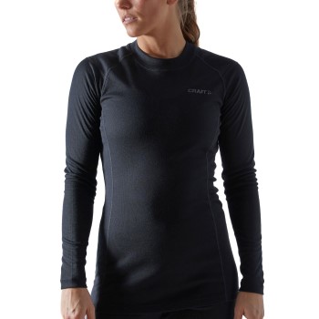 Craft Core Warm Baselayer Set Women Sort polyester Medium Dame