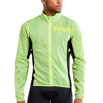 Craft Essence Light Wind Jacket M Limegrøn polyester Small Herre