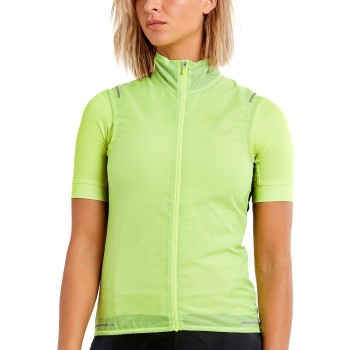 Craft Essence Wind Vest W Limegrøn polyester Large Dame