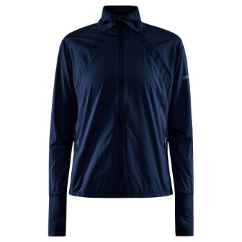 Craft ADV Essence Wind Jacket W Marineblå polyester Small Dame