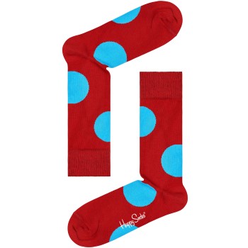 Happy socks Strømper 3P Jumbo Dot Sock Rød bomuld Str 36/40