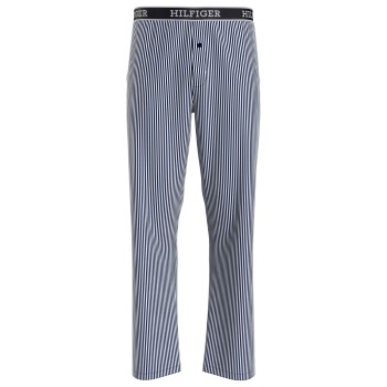 Tommy Hilfiger Woven Lounge Pants Blå/Hvid bomuld X-Large Herre