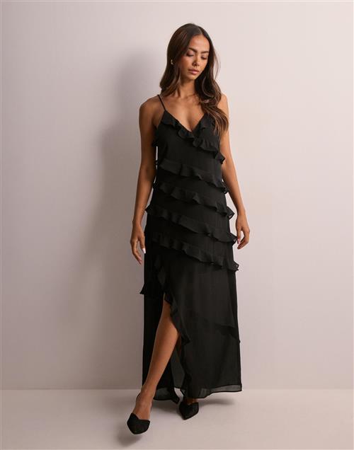 Neo Noir - Sort - Palazzo Frill Dress