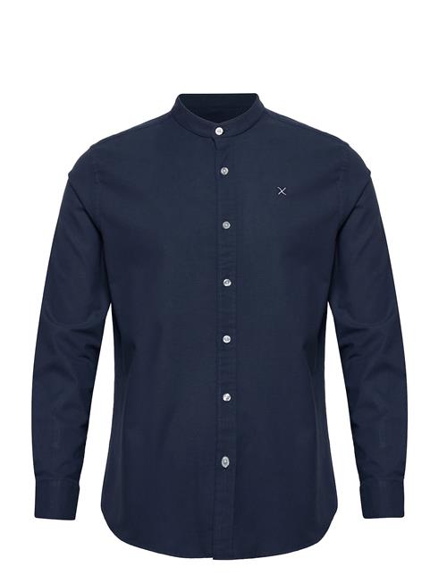 Clean Cut Copenhagen Oxford Mao Stretch L/S Clean Cut Copenhagen Blue