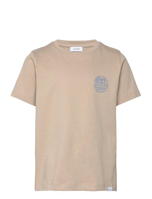 Les Deux Globe T-Shirt Kids Les Deux Beige