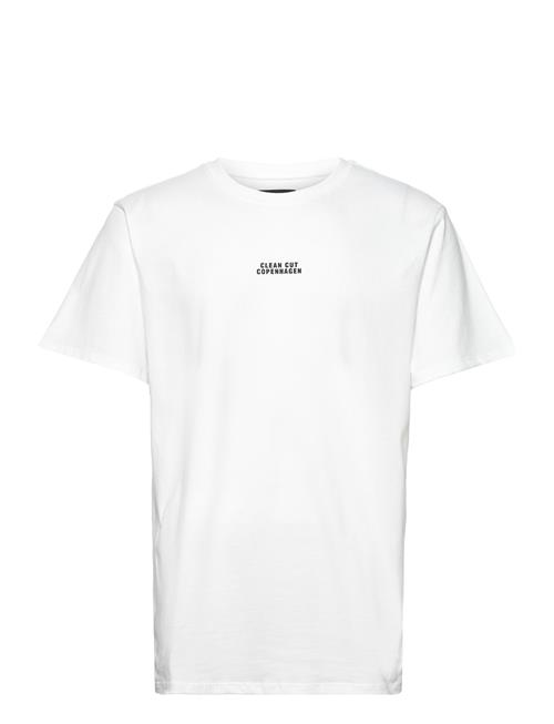 Clean Cut Copenhagen Cohen Brushed Tee Ss Clean Cut Copenhagen White