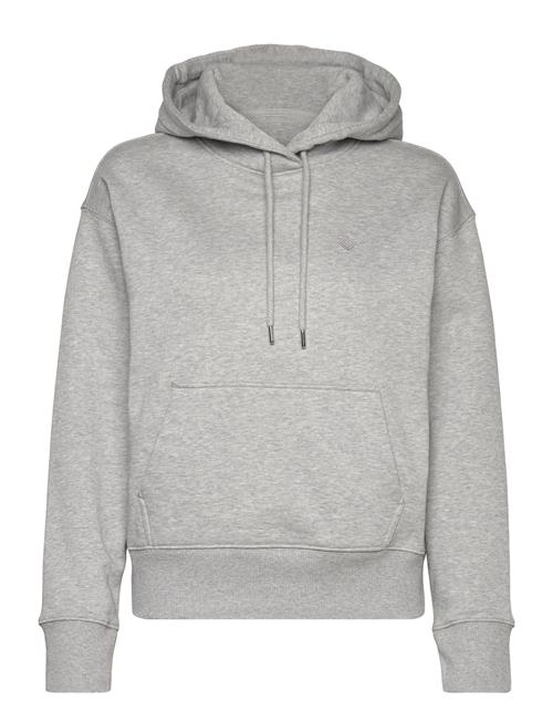 Se GANT Icon G Essential Hoodie GANT Grey ved Booztlet