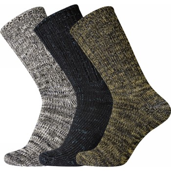 Egtved Strømper 3P Multi Colour Socks Flerfarvet Str 36/41 Herre