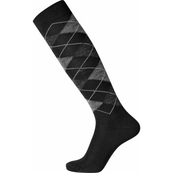 Egtved Strømper Printed Wool Kneehigh Sock Sort Str 40/45 Herre