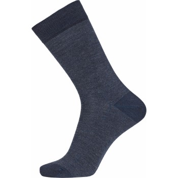 Egtved Strømper Twin Wool Cotton Sock Marineblå Str 40/45