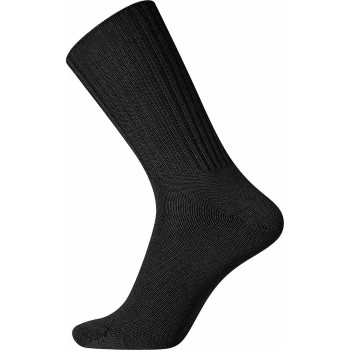 Egtved Strømper Wool Ribbed Sock Sort Str 40/45