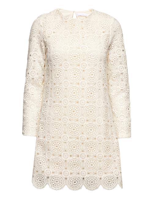 Mango Crochet Dress Mango Cream