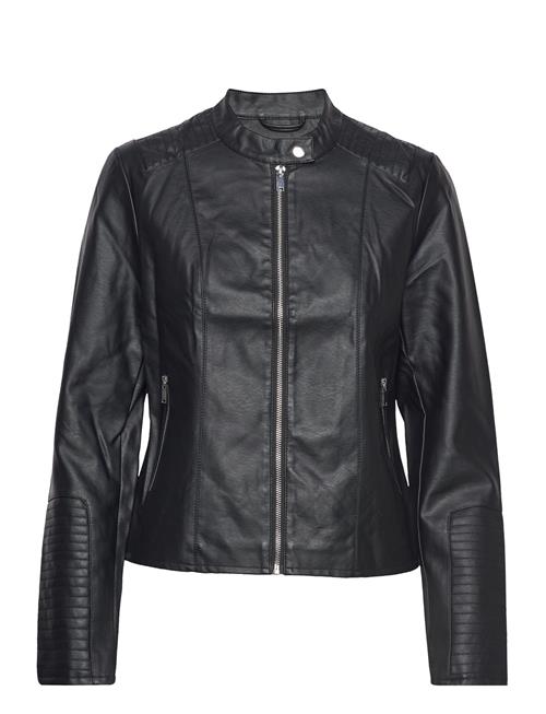 Viblue Coated Jacket- Noos Vila Black