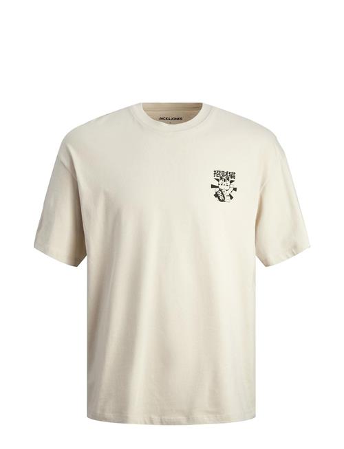 Se Jack & Jones Jjdirk Tee Ss Crew Neck Jack & J S Cream ved Booztlet