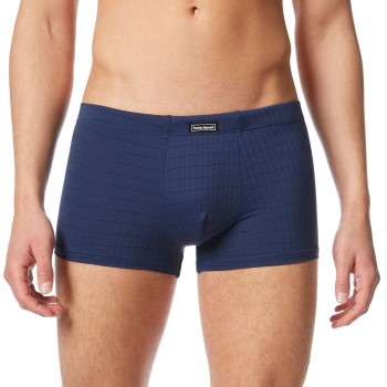 Bruno Banani Check Line 2 0 Hipshort Marineblå polyamid Medium Herre