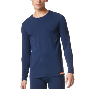 Se Bruno Banani Warm Up Longshirt Marineblå bomuld Small Herre ved Timarco