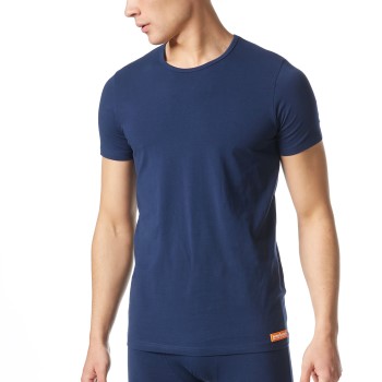 Se Bruno Banani Warm Up Shirt Marineblå bomuld Small Herre ved Timarco