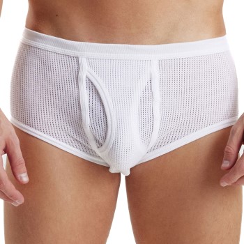 JBS Mesh Brief Hvid bomuld X-Large Herre