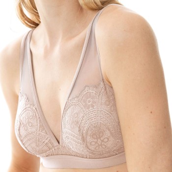 Mey Bh Poetry Fame Triangle Bra With Lace Beige polyamid Medium Dame