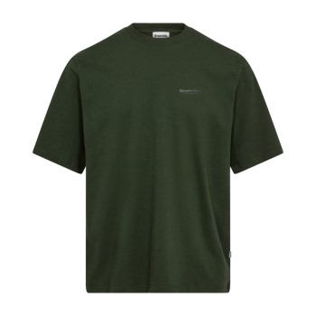 Resteröds Mid Sleeve T-Shirt Mørkgrøn  økologisk bomuld Small Herre