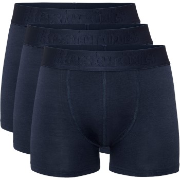 Resteröds 3P Organic Cotton Boxer Regular Leg Marineblå økologisk bomuld Small Herre