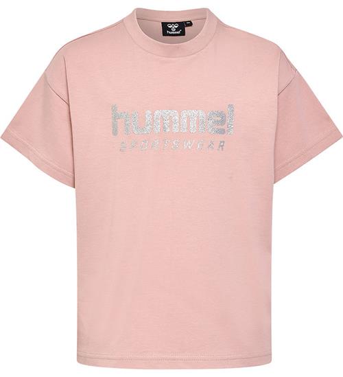 Hummel Hummel T-Shirt - hmlChilli - Adobe Rose m. Glimmerlogo