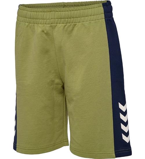 Se Hummel Hummel Shorts - hmlRush Block - Green Olive ved KidsWorld