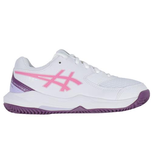 Se Asics Sko - Gel-Dedicate 8 Padel GS - Hvid/Dragon Fruit ved KidsWorld