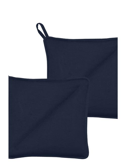 Se Södahl Grydelapper 20X20 2Pk Soft Indigo Södahl Blue ved Booztlet