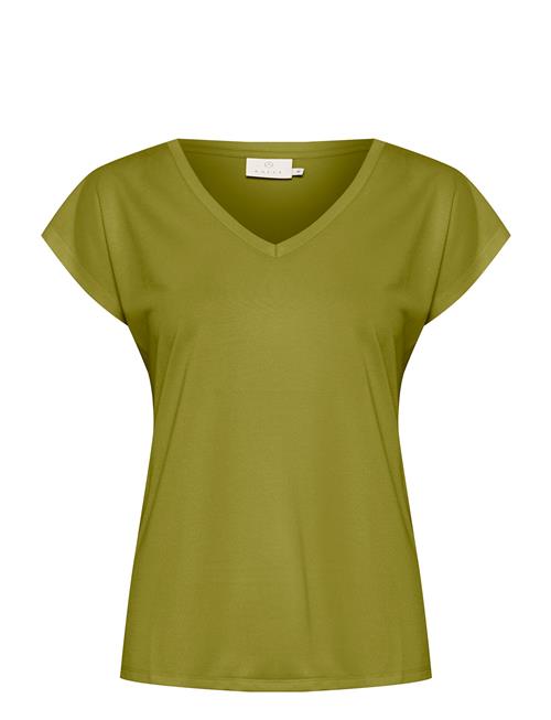 Kalise T-Shirt Kaffe Khaki