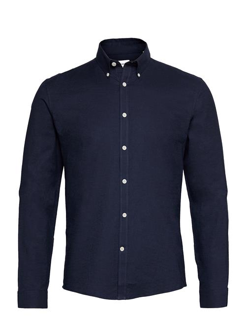 Yarn Dyed Oxford Superflex Shirt L/Yarn Dyed Oxford Superflex Shirt L/S Lindbergh Navy