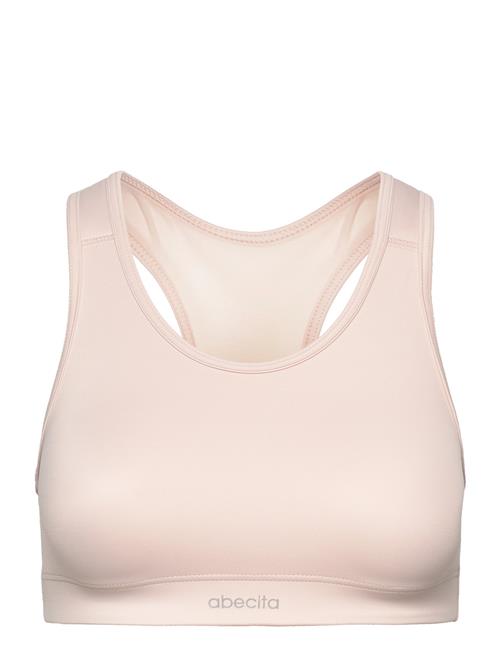 Se Abecita Mindful Sports Bra Reco Moulded Cups Abecita Beige ved Booztlet