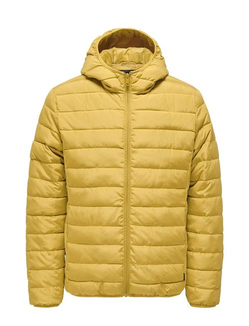 ONLY & SONS Onsbron Hood Quilt Jacket Otw Vd ONLY & SONS Yellow