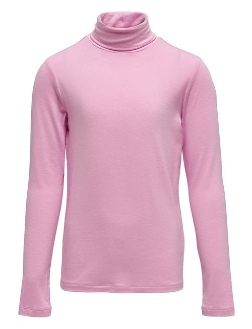 Se Kids Only Koglela Life L/S Rollneck Top Jrs Kids Only Pink ved Booztlet