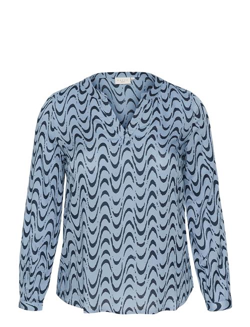 Kaffe Curve Kcnora Blouse Kaffe Curve Blue