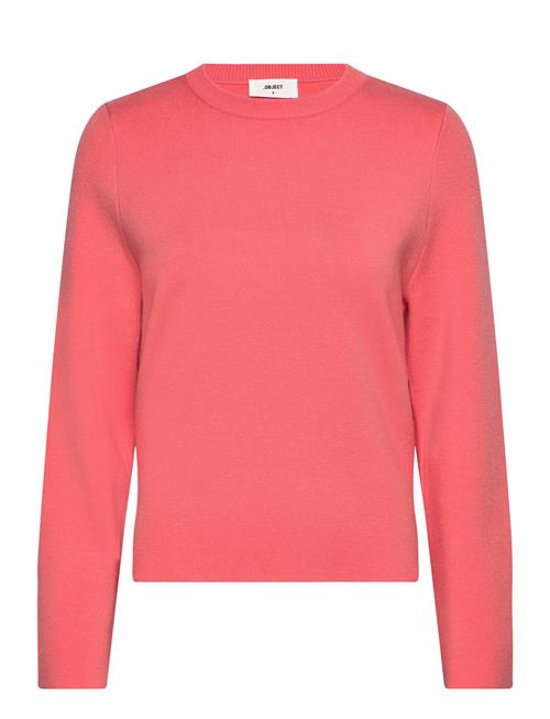 Se Object Objreynard Square Sleeve O-Neck Noos Object Coral ved Booztlet