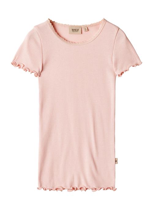 Rib T-Shirt S/S Katie Wheat Pink