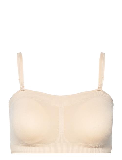 Se Mamalicious Mljules Feed Me Tube Bra 2F A. Mamalicious Beige ved Booztlet